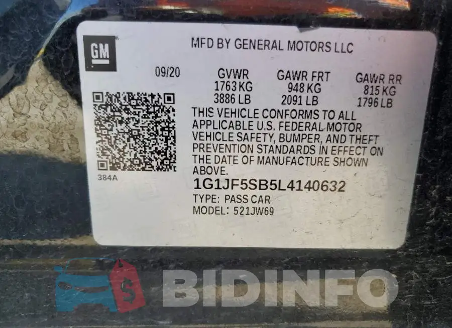 1G1JF5SB5L4140632 Photo# 12