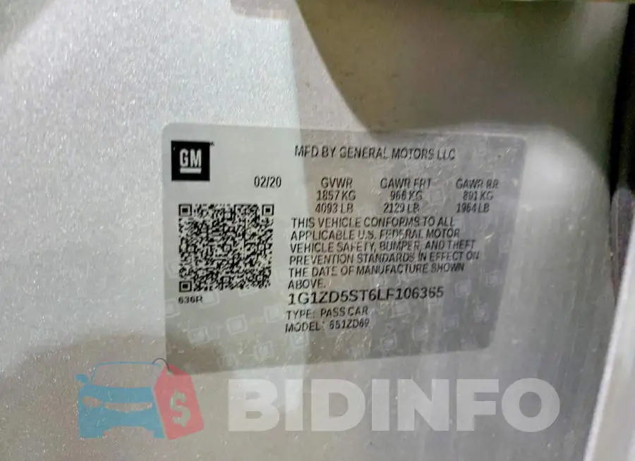 1G1ZD5ST6LF106365 Photo# 12
