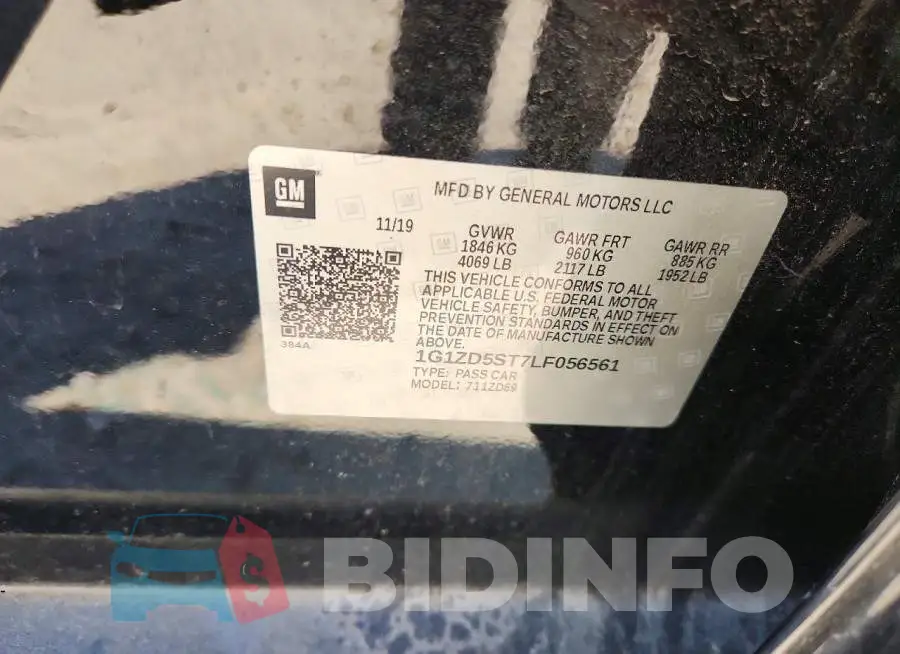 1G1ZD5ST7LF056561 Photo# 12
