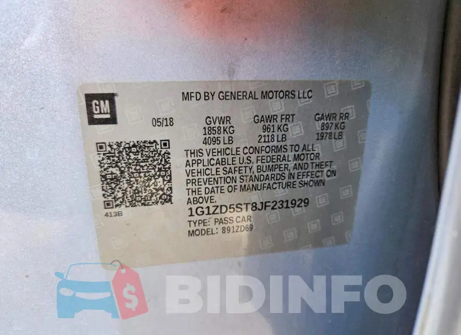 1G1ZD5ST8JF231929 Photo# 12