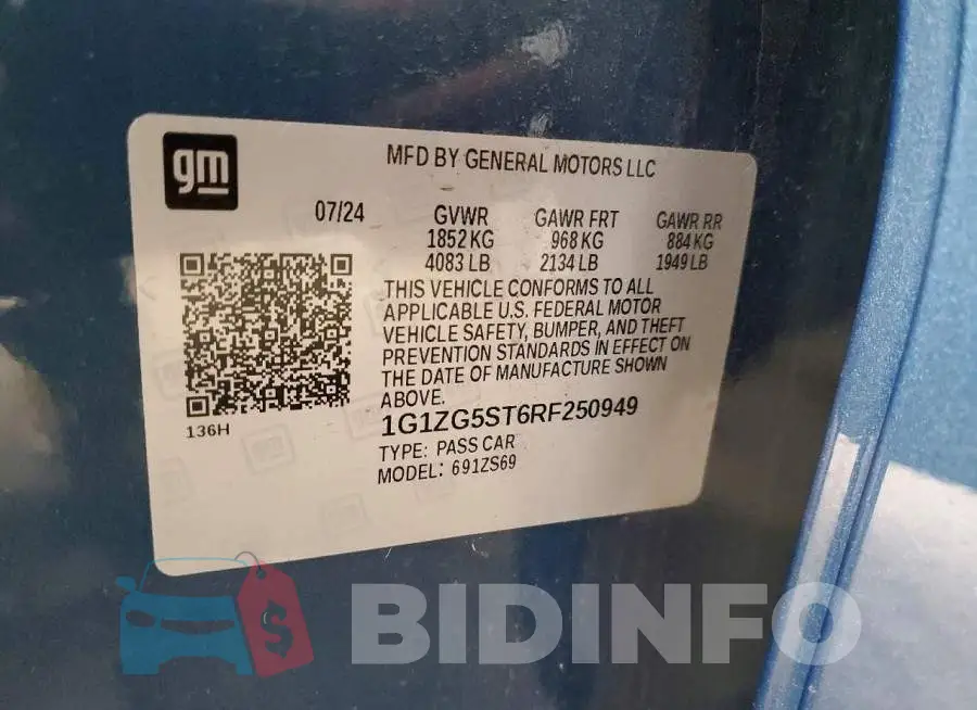 1G1ZG5ST6RF250949 Photo# 12