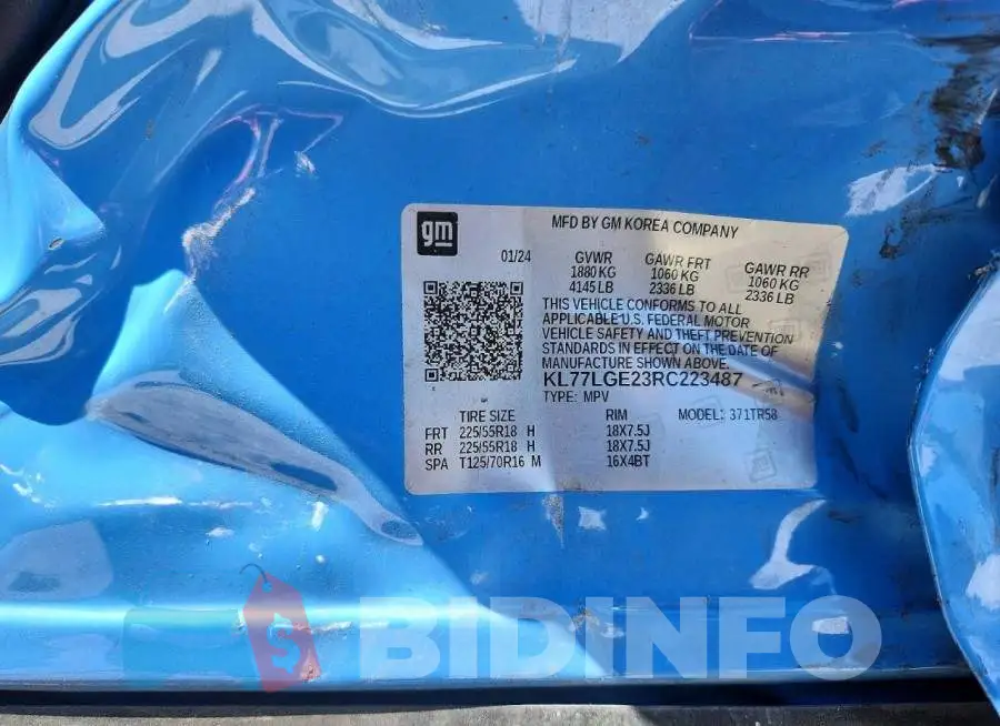 KL77LGE23RC223487 Photo# 13