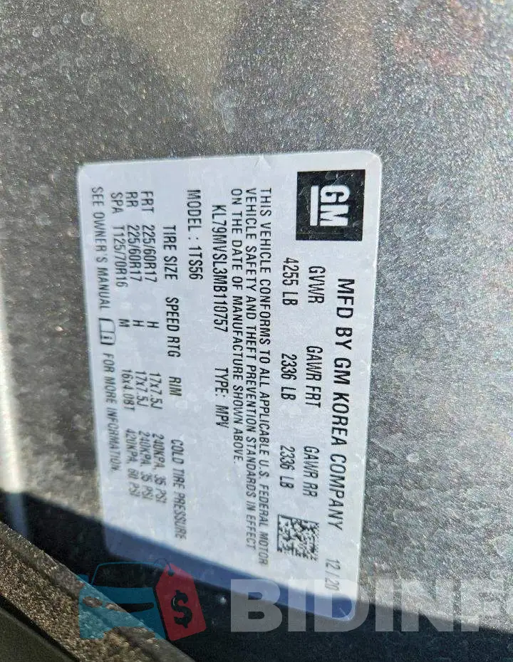 KL79MVSL3MB110757 Photo# 13