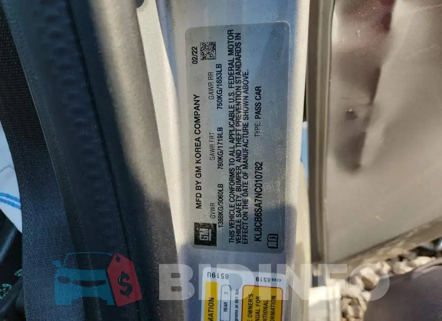 KL8CB6SA7NC010782 Photo# 13