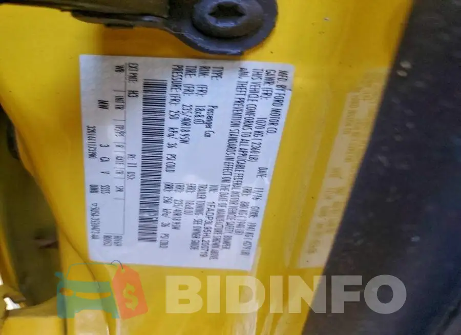 1FADP3L95HL200719 Photo# 12