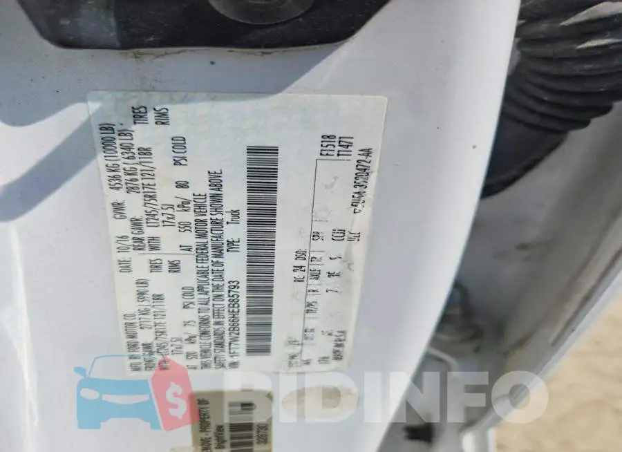 1FT7W2B66HEB85793 Photo# 13