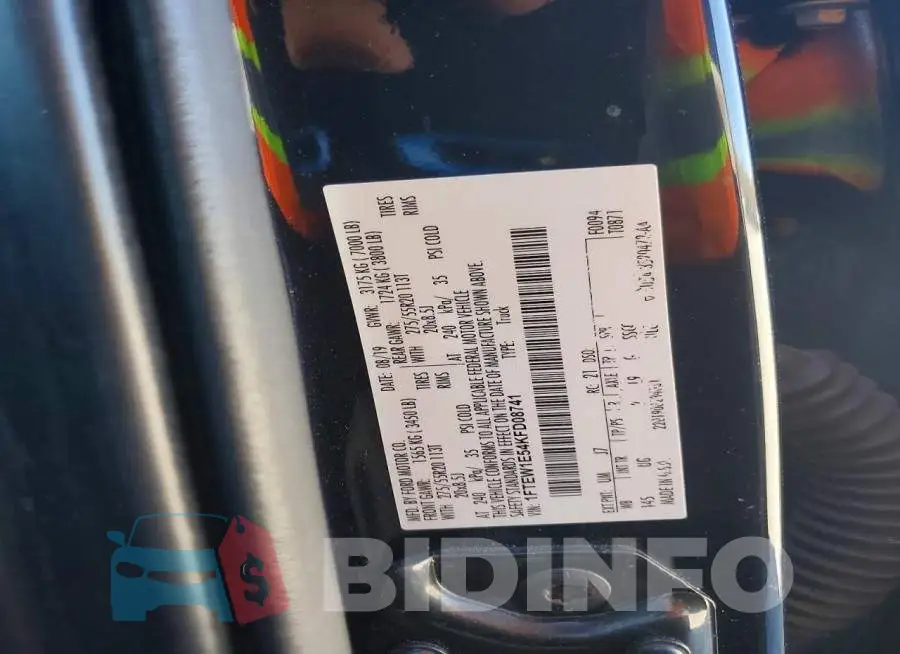 1FTEW1E54KFD08741 Photo# 12
