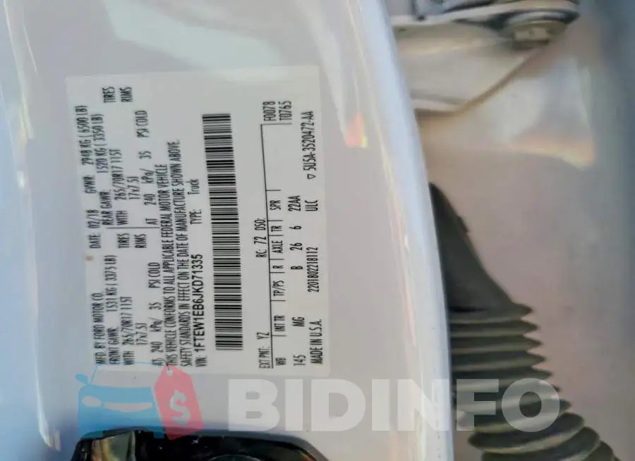 1FTEW1EB6JKD71335 Photo# 12