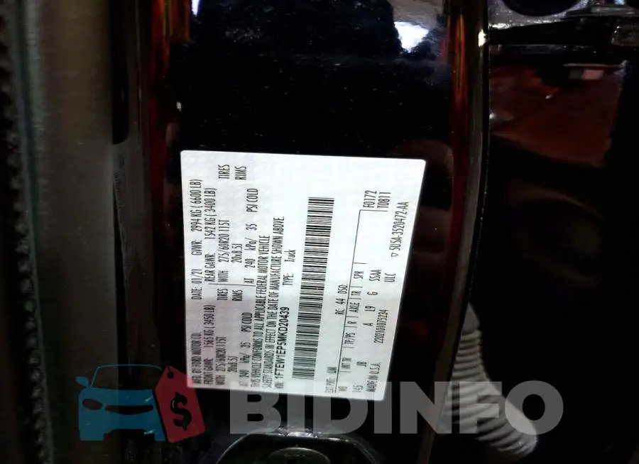 1FTEW1EP5MKD20439 Photo# 13