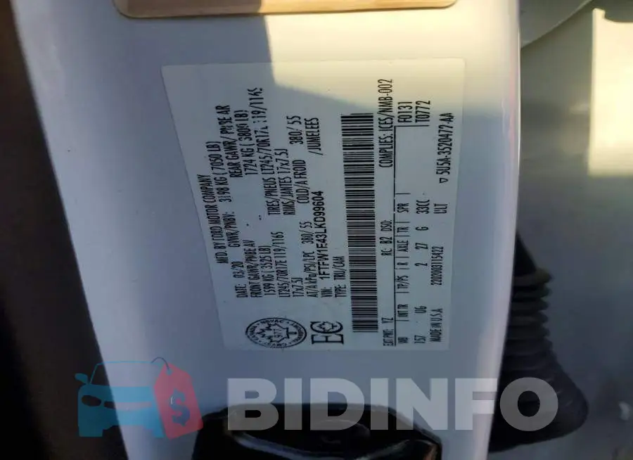 1FTFW1E43LKD99604 Photo# 12