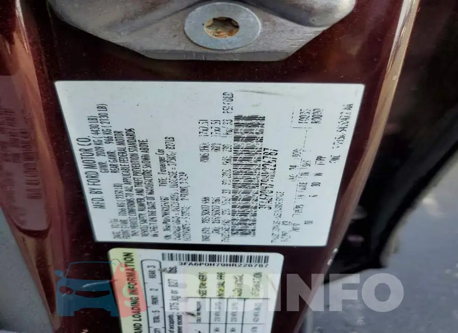 3FA6P0H79HR226787 Photo# 12