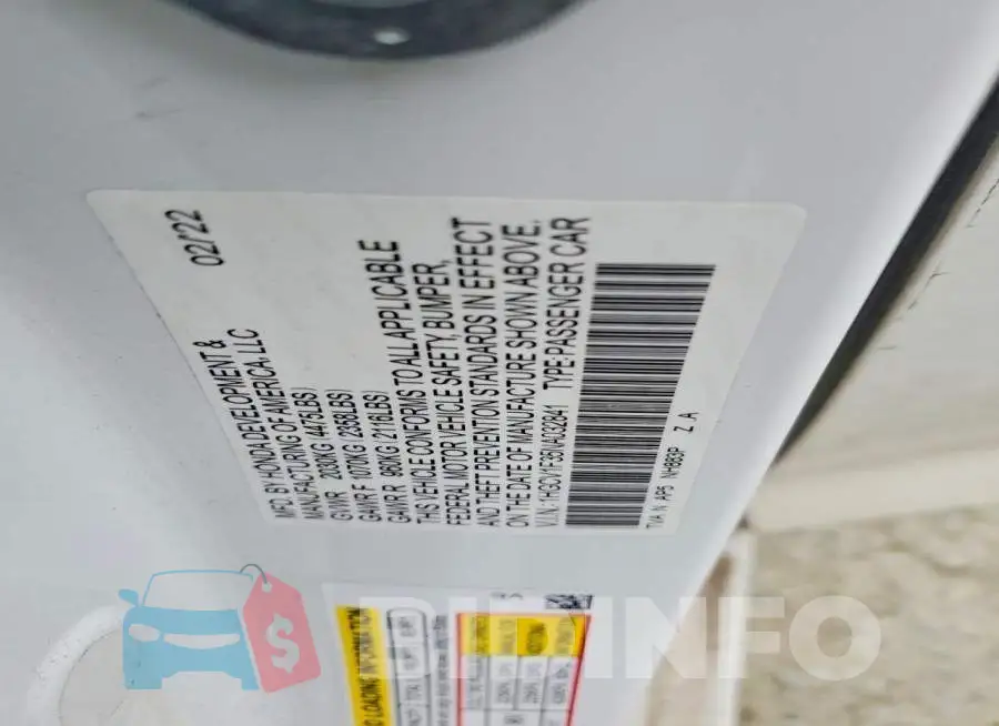 1HGCV1F35NA032841 Photo# 12