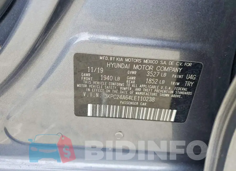 3KPC24A64LE110238 Photo# 12