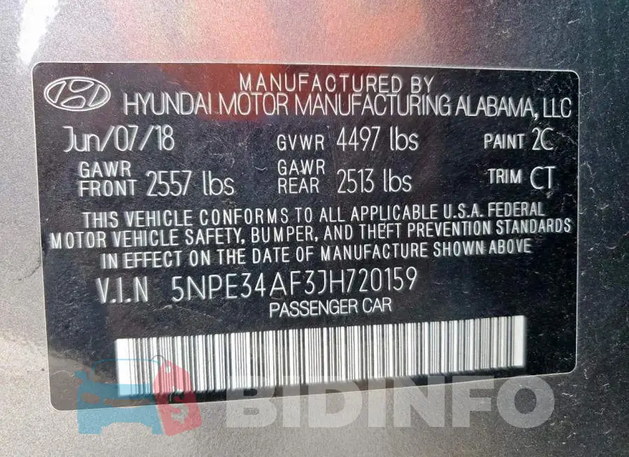 5NPE34AF3JH720159 Photo# 12
