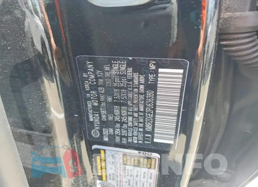KM8R2DGE2PU636380 Photo# 13