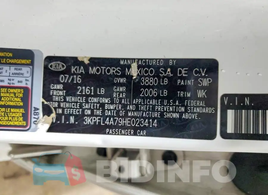 3KPFL4A79HE023414 Photo# 13