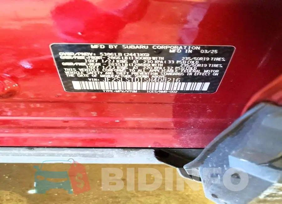 JF2SLSTD1SH408216 Photo# 14