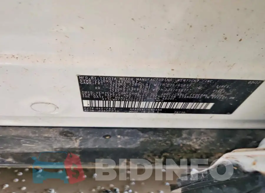 4T3LWRFV4NU054391 Photo# 13