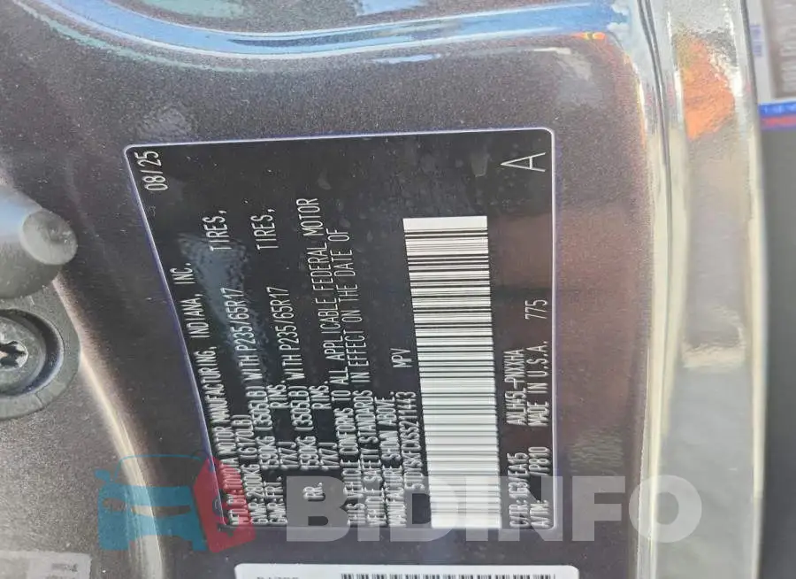5TDYSKFCXSS211443 Photo# 13