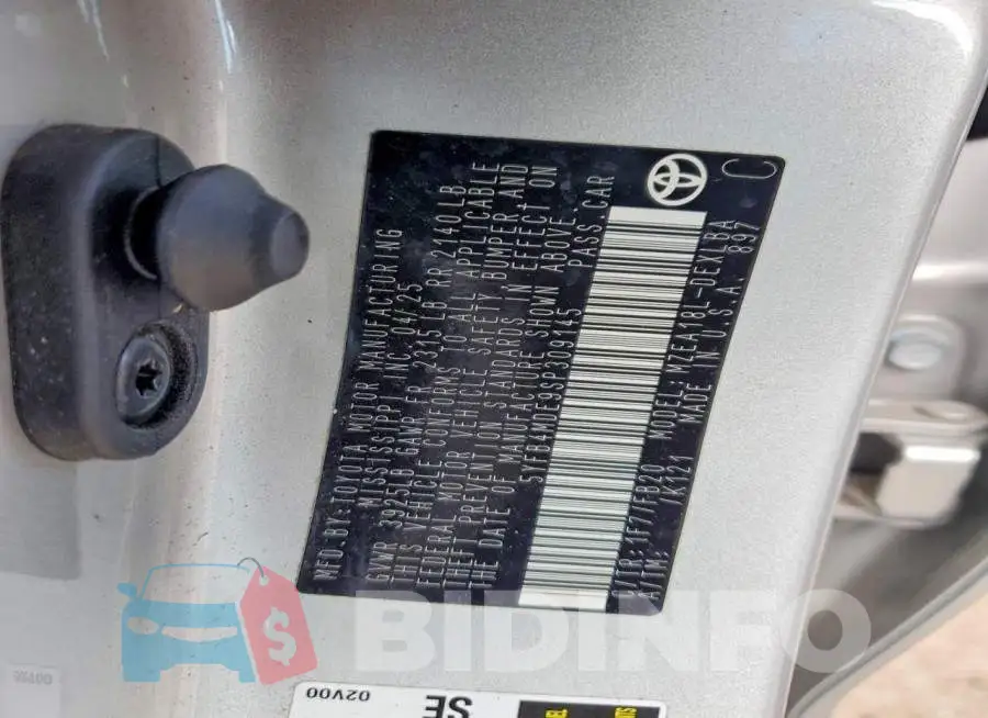 5YFB4MDE9SP309145 Photo# 12