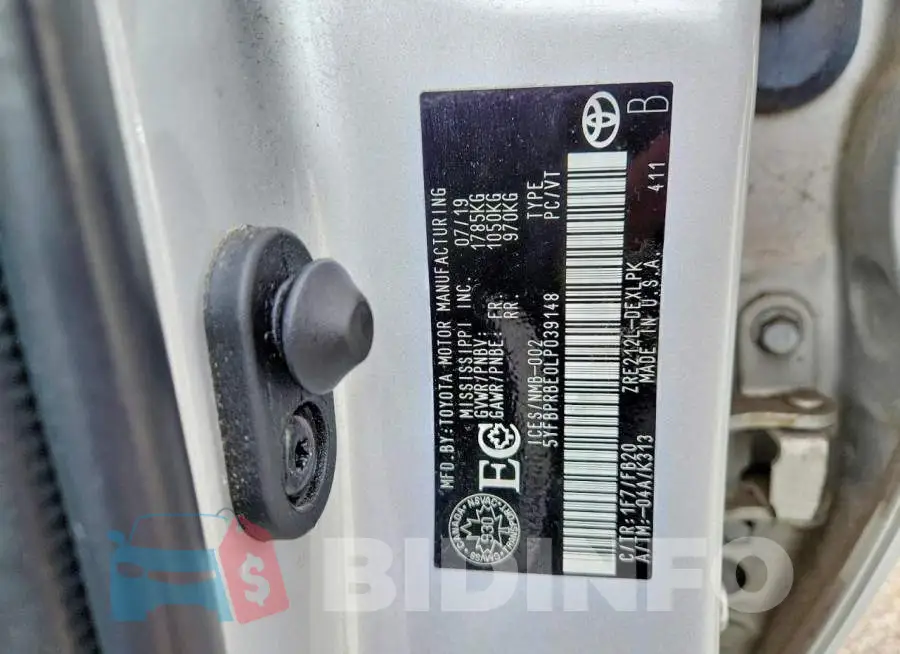 5YFBPRBE0LP039148 Photo# 12