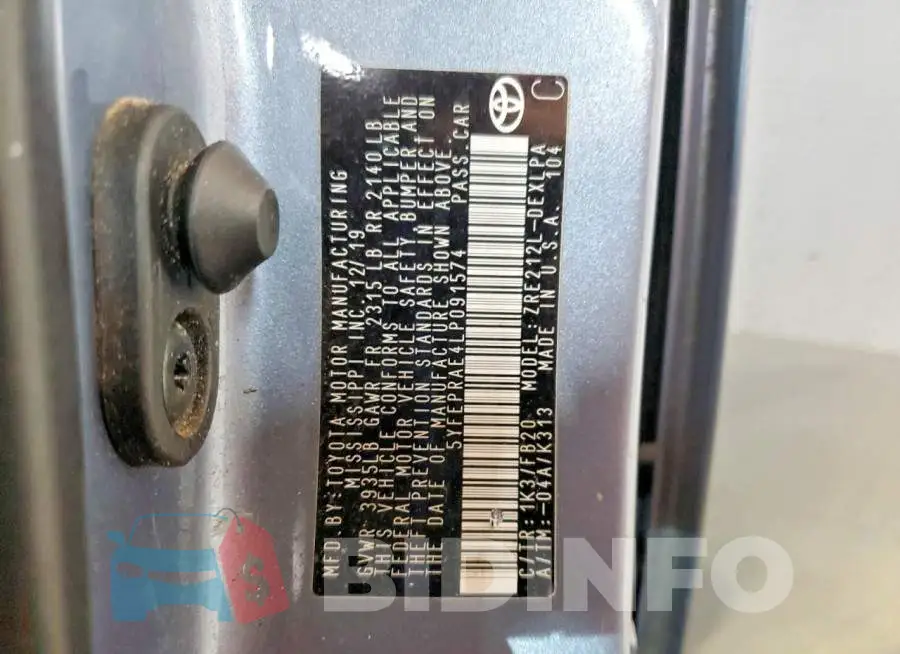 5YFEPRAE4LP091574 Photo# 12