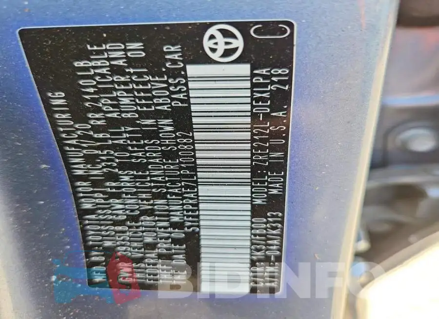 5YFEPRAE7LP100882 Photo# 12