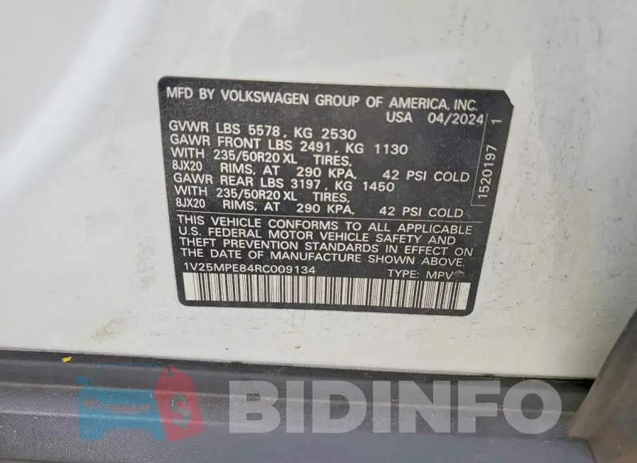 1V25MPE84RC009134 Photo# 13