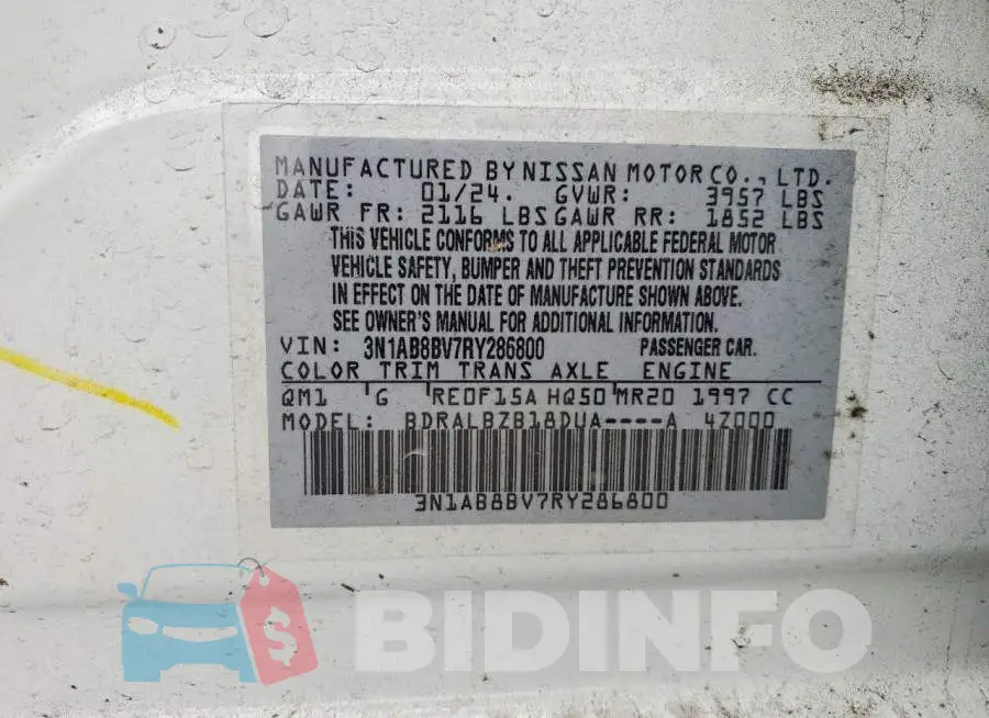 3N1AB8BV7RY286800 Photo# 12