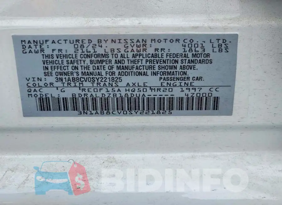 3N1AB8CV0SY221825 Photo# 13