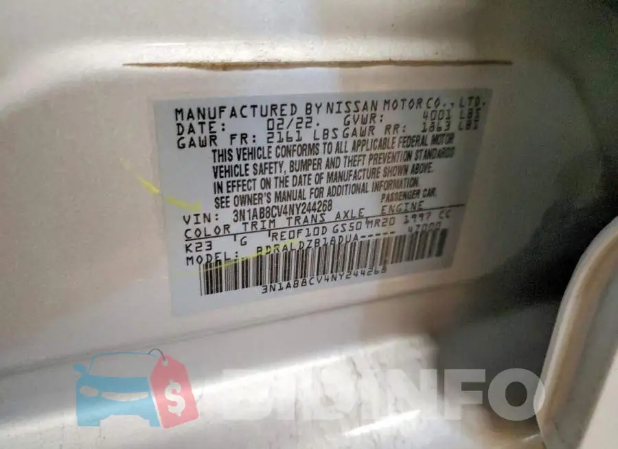 3N1AB8CV4NY244268 Photo# 12