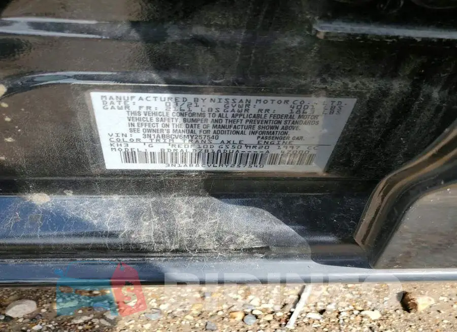 3N1AB8CV6MY257540 Photo# 12