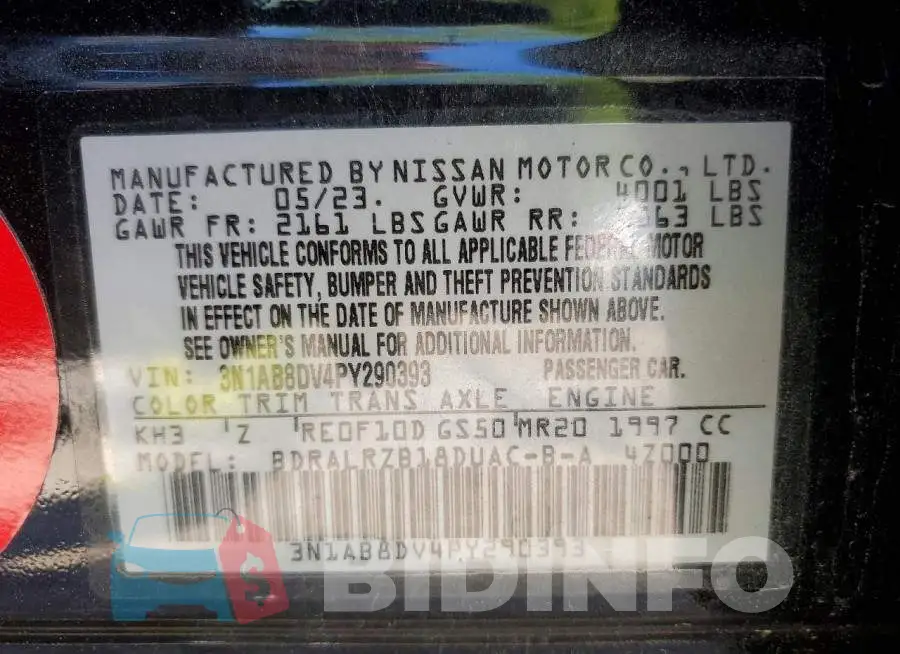 3N1AB8DV4PY290393 Photo# 12