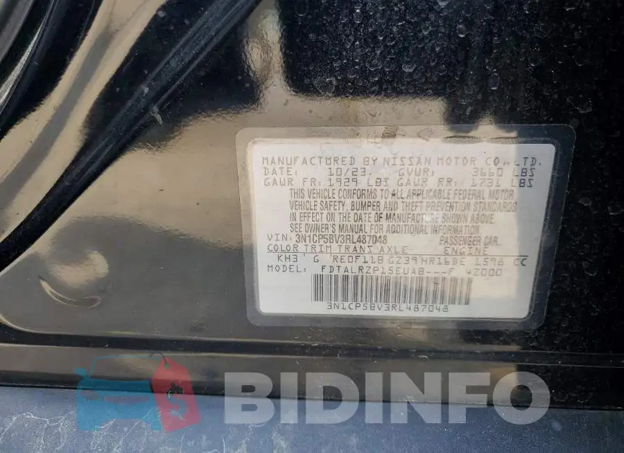 3N1CP5BV3RL487048 Photo# 12