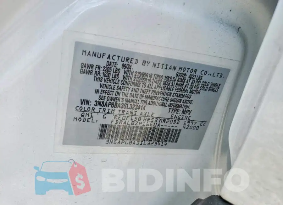 3N8AP6BA3SL323414 Photo# 13
