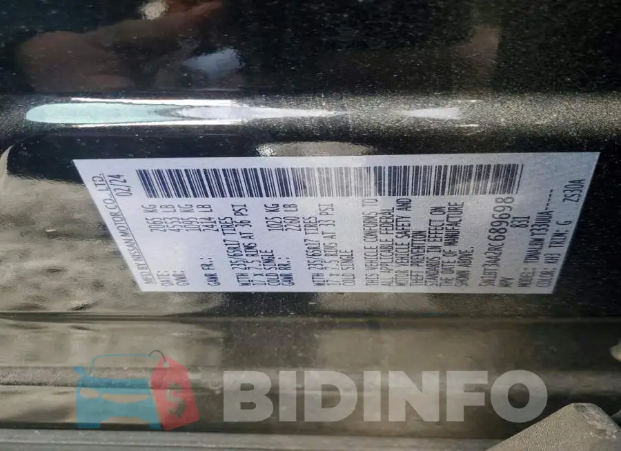 5N1BT3AA2RC689698 Photo# 12