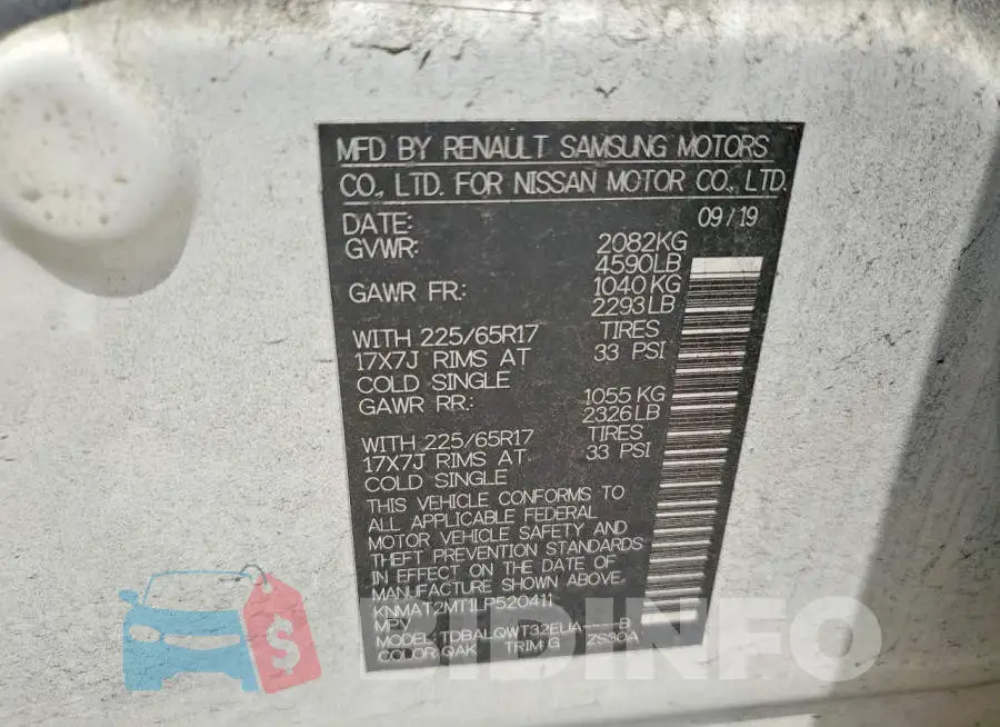 KNMAT2MT1LP520411 Photo# 13
