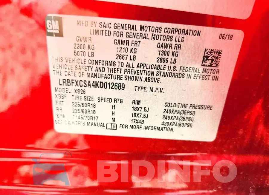 LRBFXCSA4KD012689 Photo# 12