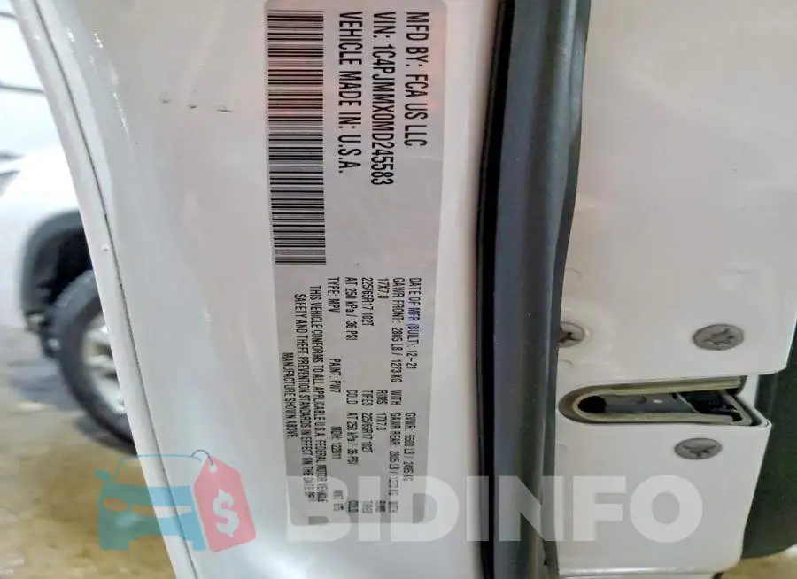 1C4PJMMX0MD245583 Photo# 13