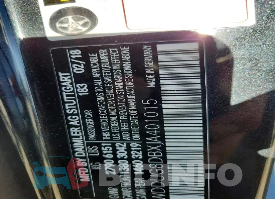 WDDUG8DBXJA401015 Photo# 12