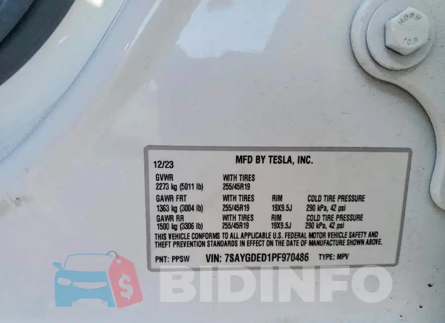 7SAYGDED1PF970486 Photo# 13