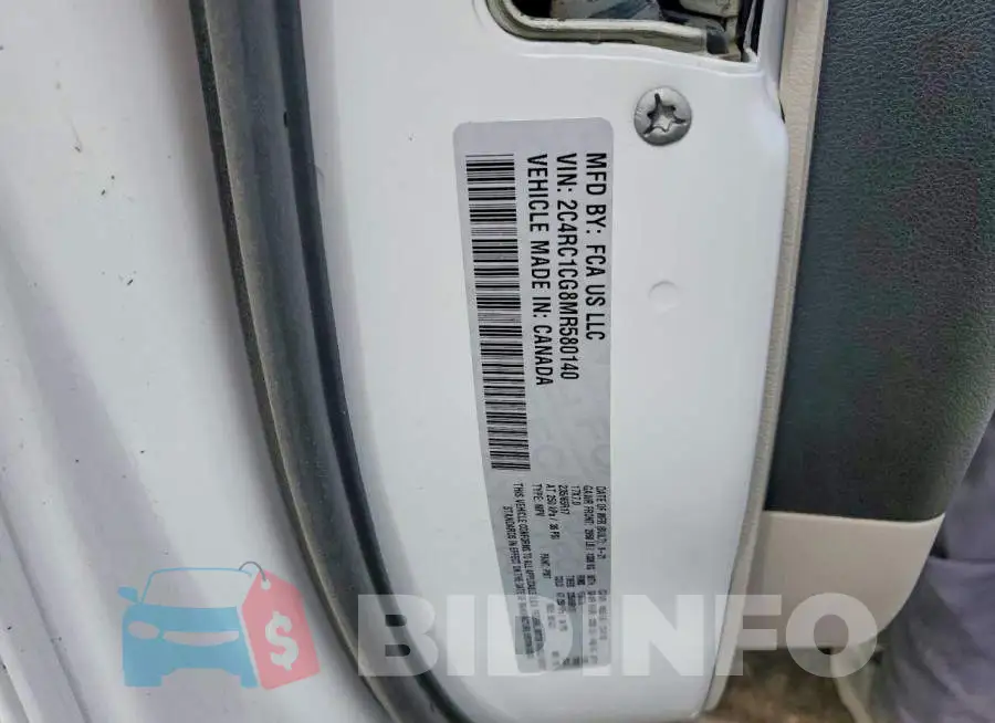 2C4RC1CG8MR580140 Photo# 13