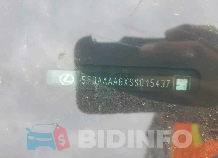 5TDAAAA6XSS015437 Photo# 13