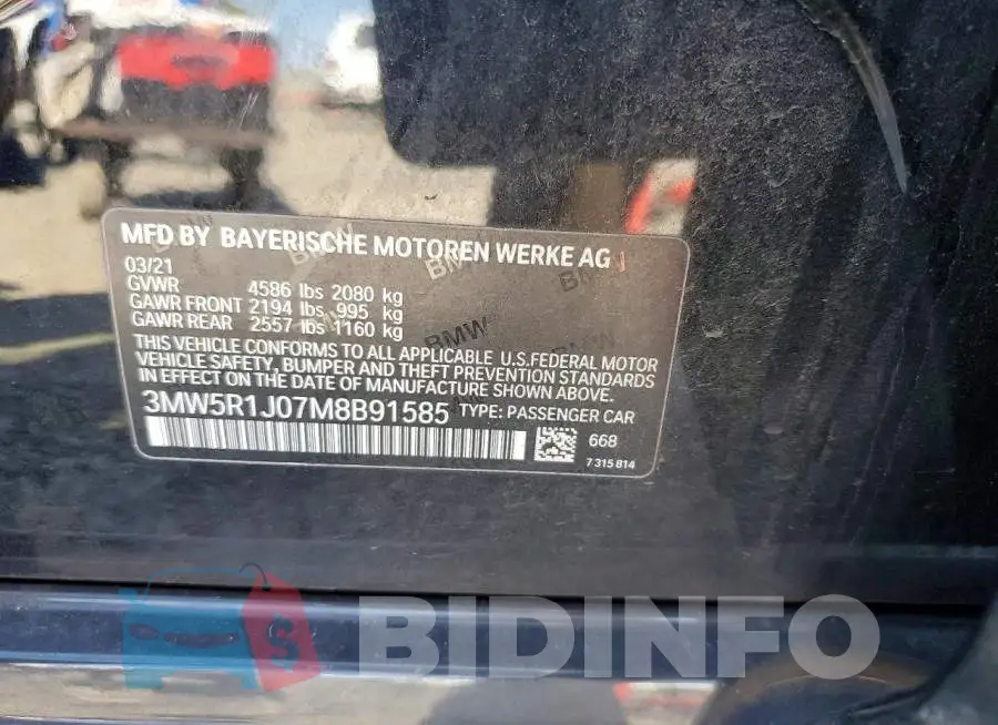3MW5R1J07M8B91585 Photo# 12