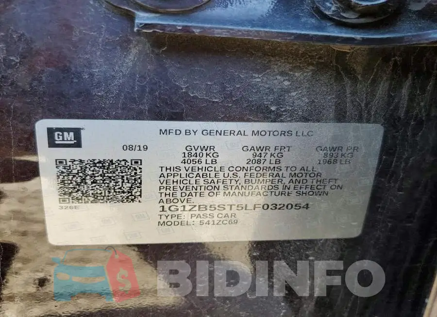 1G1ZB5ST5LF032054 Photo# 13