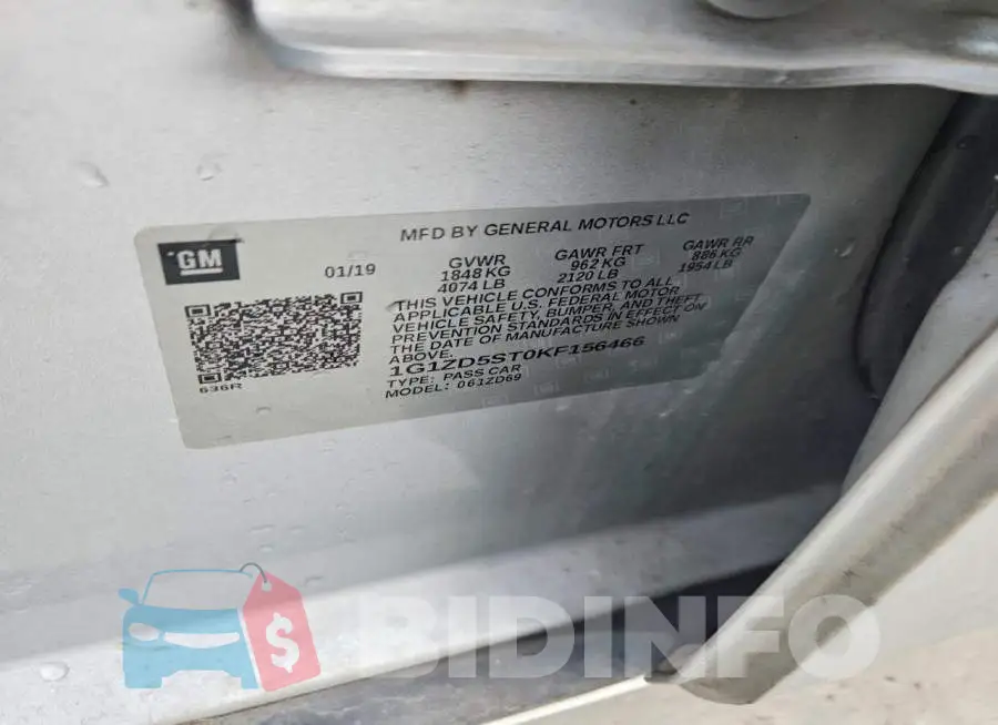 1G1ZD5ST0KF156466 Photo# 12