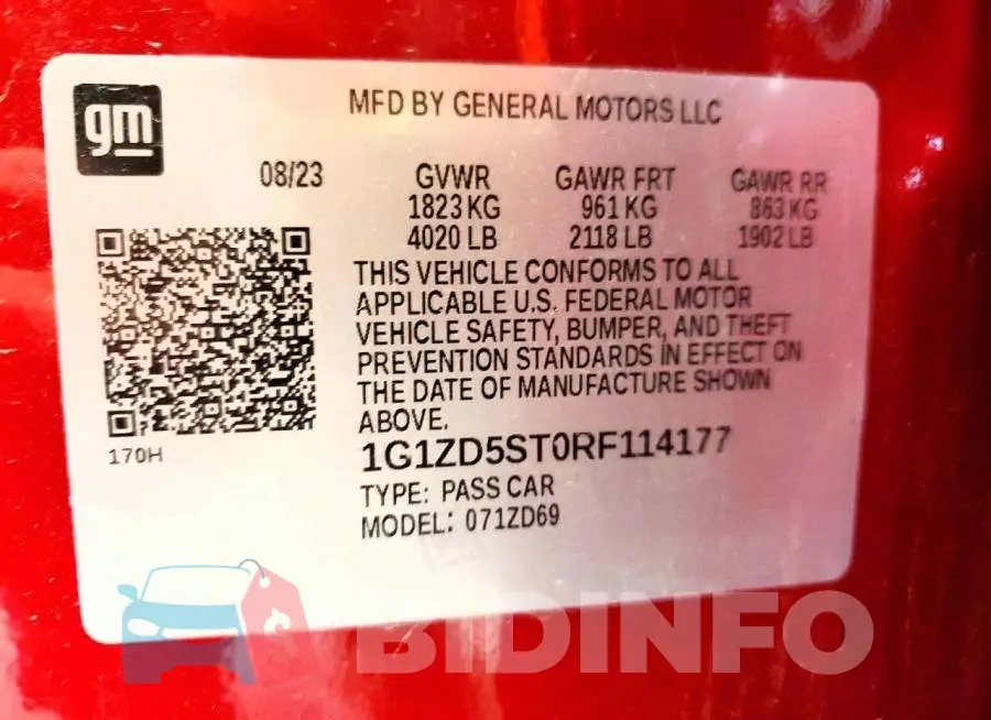 1G1ZD5ST0RF114177 Photo# 12