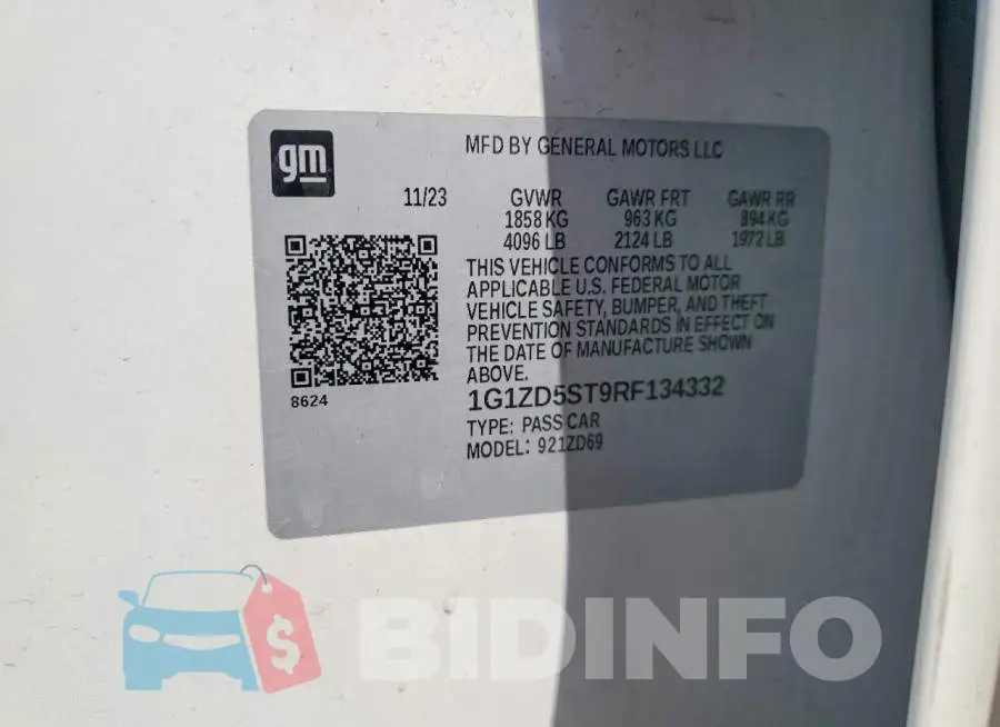 1G1ZD5ST9RF134332 Photo# 12