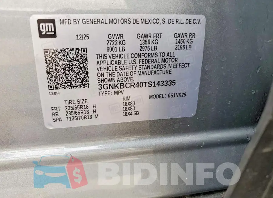 3GNKBCR40TS143335 Photo# 14