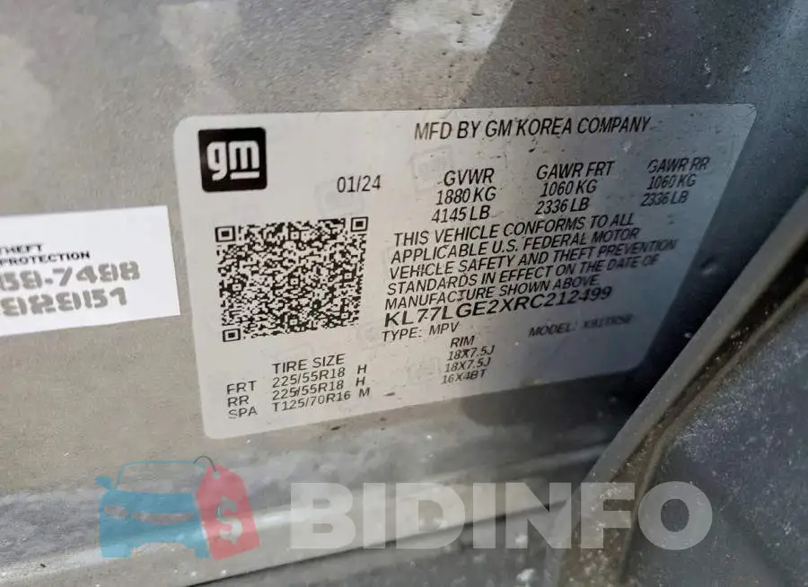KL77LGE2XRC212499 Photo# 12